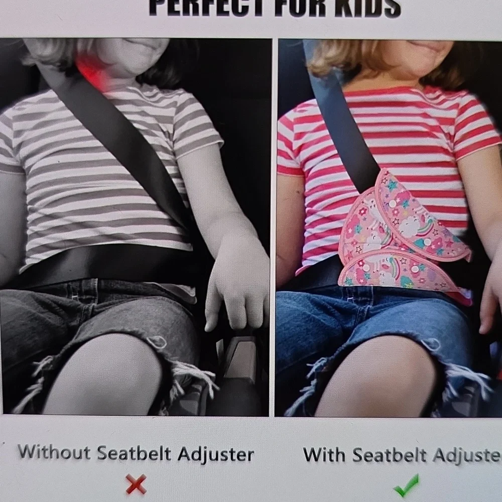 Zebra Wild Kids Car Seat / Seat Belt Pad
